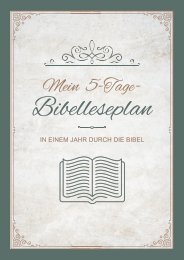 5-Tage-Bibellesplan