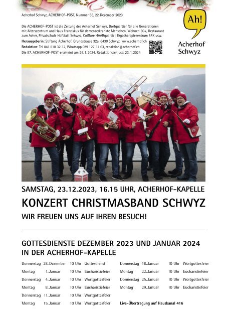 Acherhof-Post Nr. 56 | 22. Dezember 2023