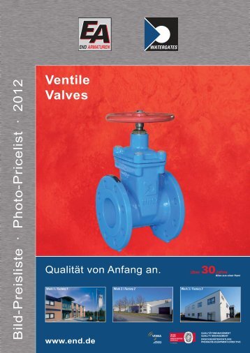 Bild-Preisliste · Photo-Pricelist · 2012 Ventile Valves - END Armaturen