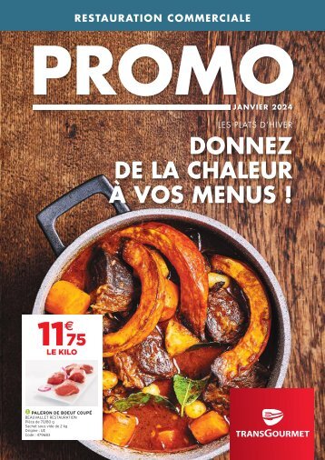 Promo Restauration Commerciale - Janvier 2024