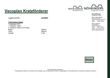 Vecoplan Kratzförderer - Möhringer Anlagenbau GmbH