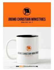 JBGMG Christian Ministries 
