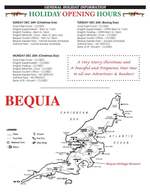 Bequia this Week - 22nd December - 28th December 2023