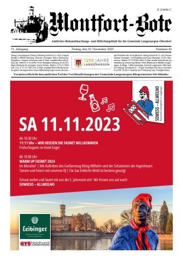 21.12.2023 Montfort-Bote