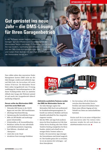 AUTOINSIDE Ausgabe 1 – Januar 2024