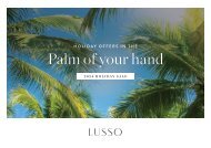 Lusso 2024 Holiday Sale
