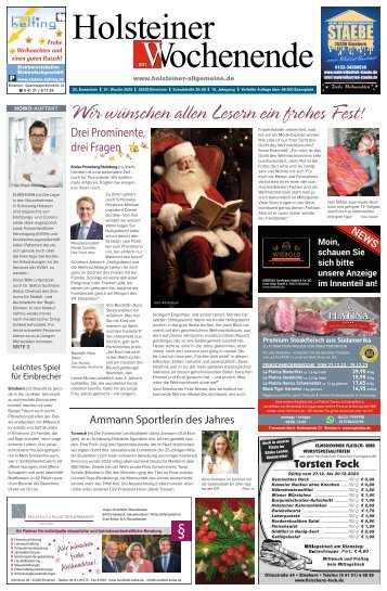 Holsteiner am Wochenende 51 2023