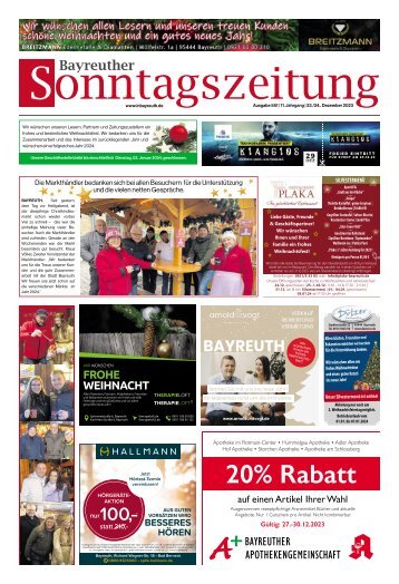 2023-12-24 Bayreuther Sonntagszeitung