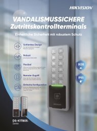  Vandalismusgeschütztes Zutrittskontrollterminal K1T805