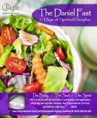 Hope Daniel Fast 2024