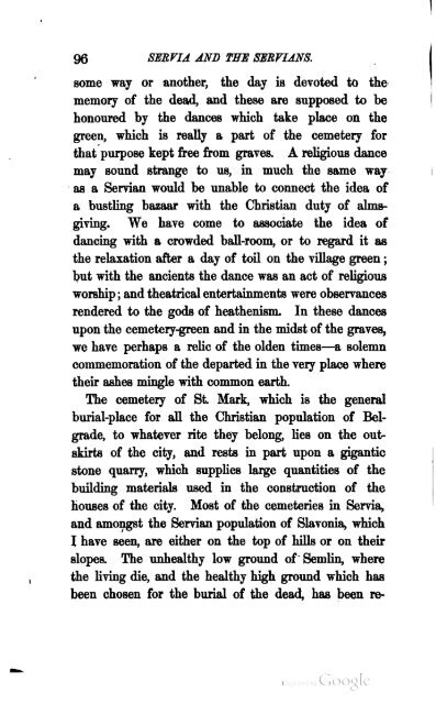 Servia and the Servians 1862 William Denton