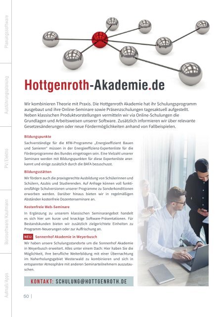 Hottgenroth Gruppe Softwarekatalog 2024