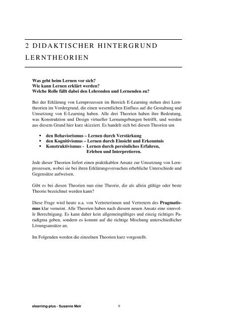 Lerntheorie