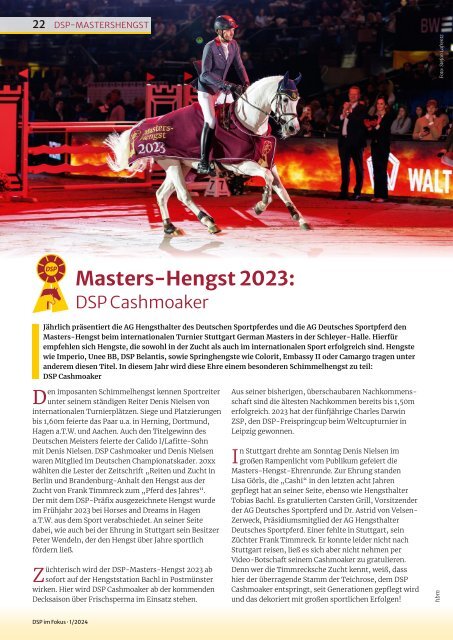 DSP IM FOKUS - Ausgabe Dezember 2023