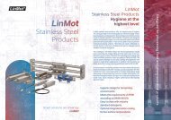 LinMot - Stainless Steel Products