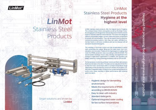 LinMot - Stainless Steel Products