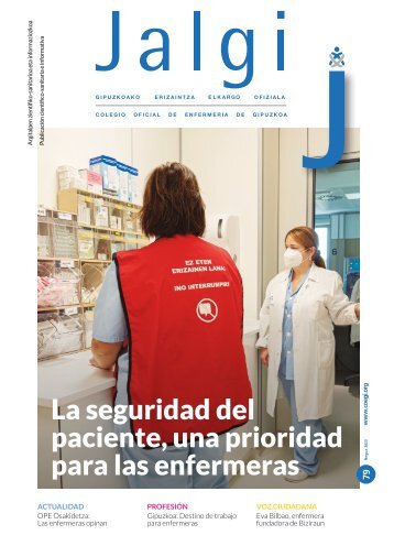 Jalgi 79: Seguridad del paciente:  Una prioridad para la profesión Enfermera