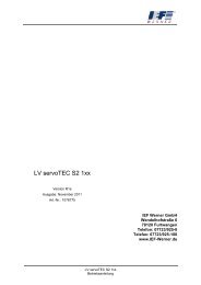 LV-servoTEC S2 1xx (3.83 MByte) - IEF Werner GmbH
