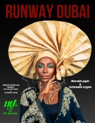 Runway Dubai 2023 magazine.