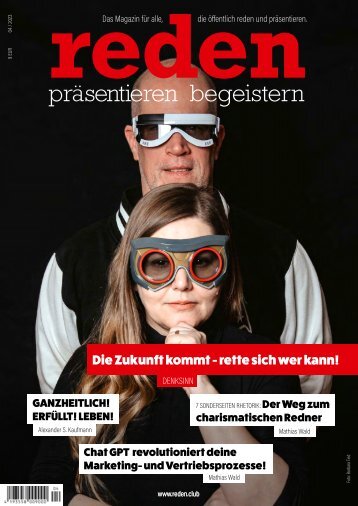 Rhetorik Magazin "reden" präsentieren, begeistern – Ausgabe 14