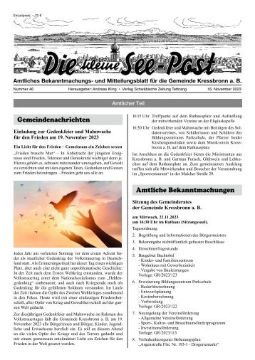 27.12.2023 Die kleine See-Post