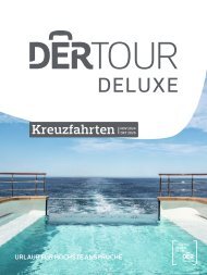 DERTOUR deluxe Kreuzfahrten 2024/2025/2026