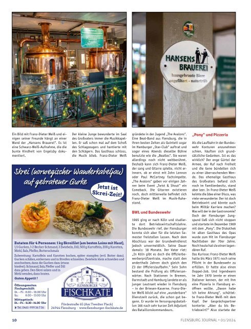 Flensburg Journal Ausgabe 256 - Januar 2024