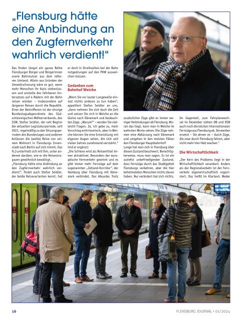 Flensburg Journal Ausgabe 256 - Januar 2024