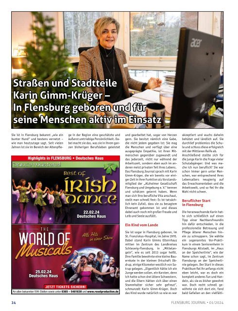 Flensburg Journal Ausgabe 256 - Januar 2024