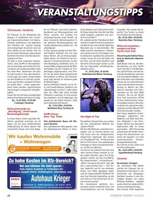 Flensburg Journal Ausgabe 256 - Januar 2024