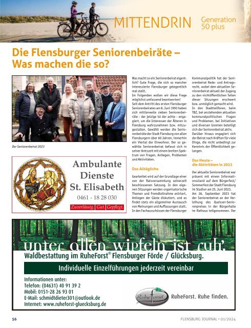 Flensburg Journal Ausgabe 256 - Januar 2024