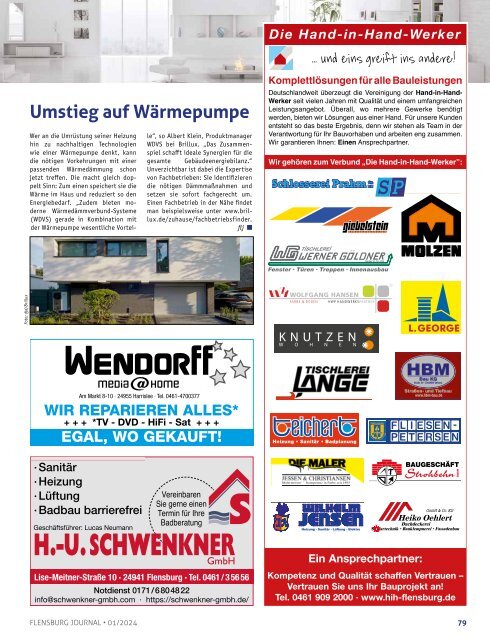 Flensburg Journal Ausgabe 256 - Januar 2024