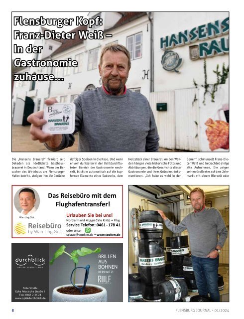 Flensburg Journal Ausgabe 256 - Januar 2024