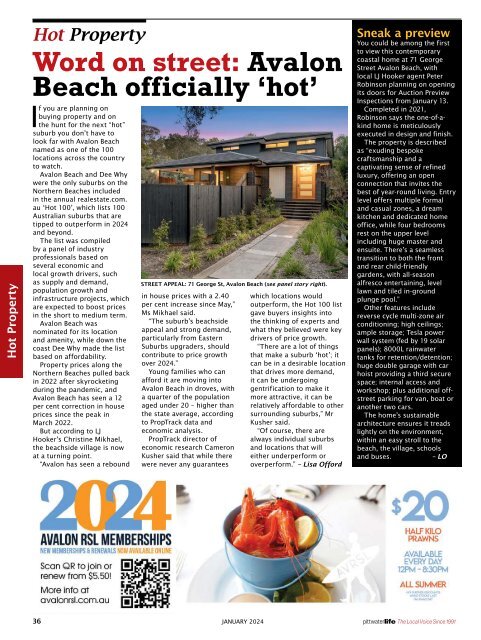 Pittwater Life January 2024 Issue