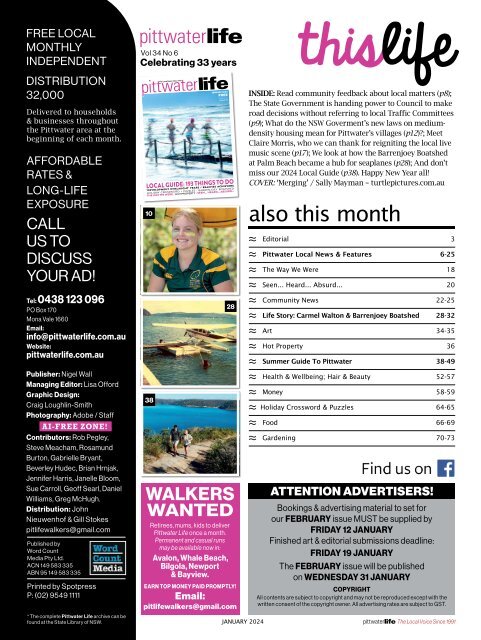 Pittwater Life January 2024 Issue