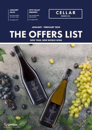 Cellar Drinks Co. The Offers List: January - February 2024