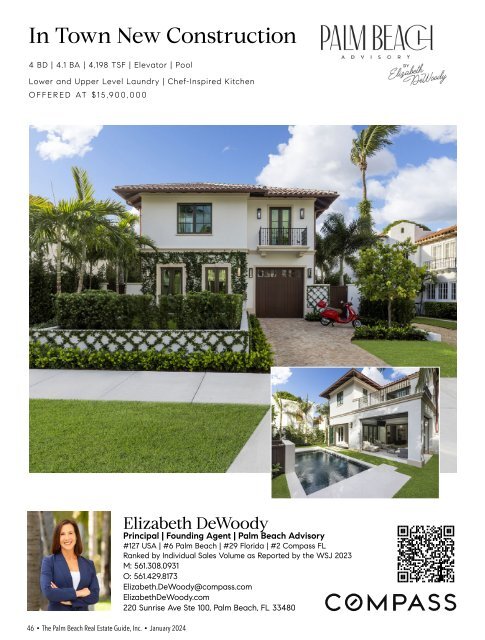 Palm Beach Real Estate Guide January 2024