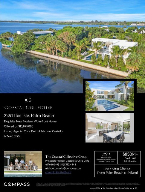 Palm Beach Real Estate Guide January 2024