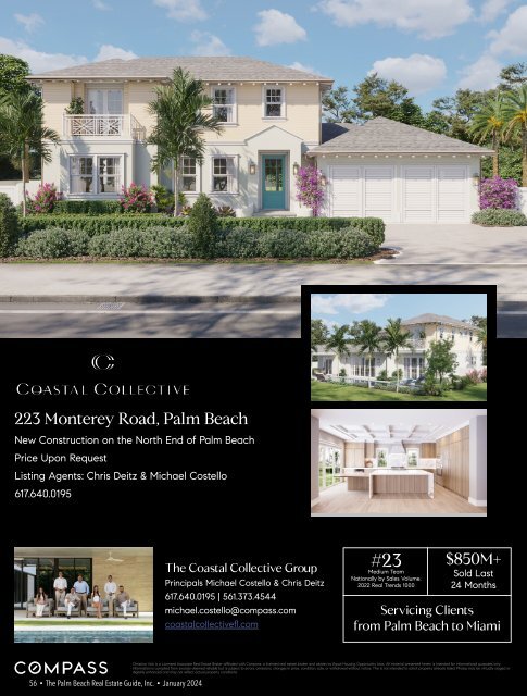 Palm Beach Real Estate Guide January 2024