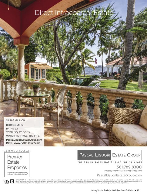 Palm Beach Real Estate Guide January 2024