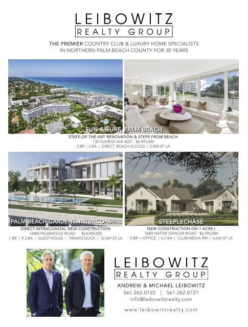 Palm Beach Real Estate Guide January 2024