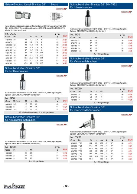 WERKZEUGE KATALOG 2012 Bord-Werkzeuge für Ihre Maschinen ...