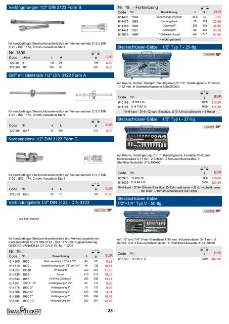 WERKZEUGE KATALOG 2012 Bord-Werkzeuge für Ihre Maschinen ...