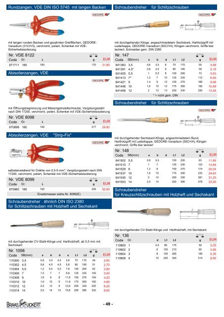 WERKZEUGE KATALOG 2012 Bord-Werkzeuge für Ihre Maschinen ...