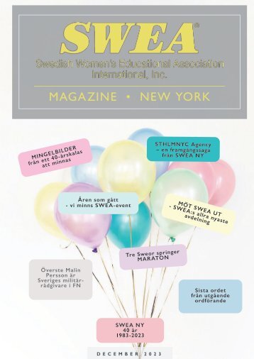SWEA New York Magazine – December 2023