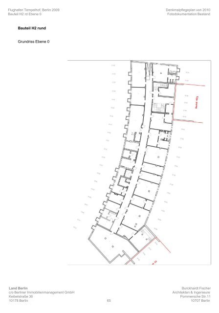 THF Flughafen Tempelhof - Denkmalpflegerische Dokumentation 2009 - BIM - Burckhardt Fischer