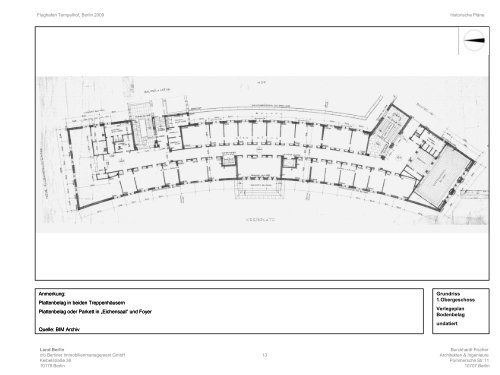 THF Flughafen Tempelhof - A3 Unterlagen Denkmalpflegerische Dokumentation 2009 - BIM - Burckhardt Fischer