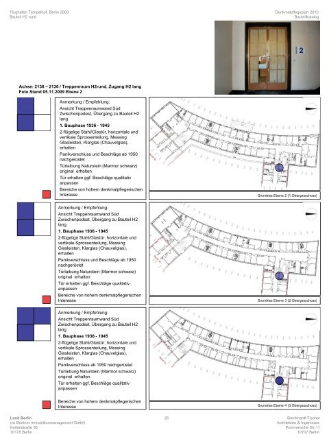 THF Flughafen Tempelhof - A3 Unterlagen Denkmalpflegerische Dokumentation 2009 - BIM - Burckhardt Fischer