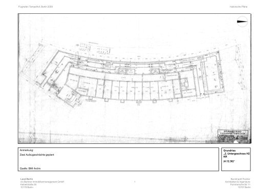 THF Flughafen Tempelhof - A3 Unterlagen Denkmalpflegerische Dokumentation 2009 - BIM - Burckhardt Fischer