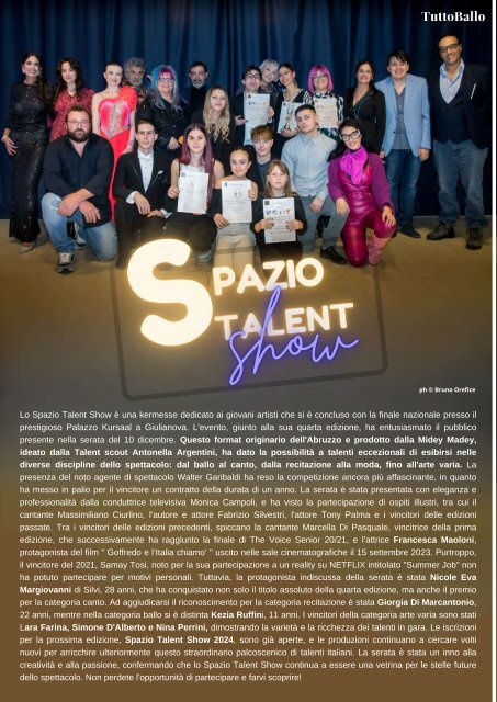 TuttoBallo20 - GENNAIO/FEBBRAIO 2024 - EnjoyArt n.38